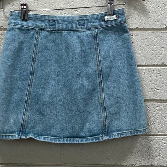 Brandy Melville Denim Jean Mini  Skirt one size - Picture 7 of 8